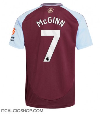 Aston Villa John McGinn #7 Prima Maglia 2024-25 Manica Corta
